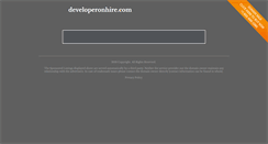 Desktop Screenshot of developeronhire.com